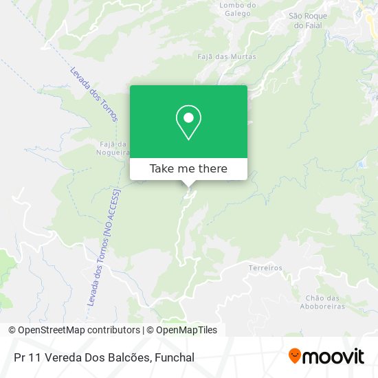 Pr 11 Vereda Dos Balcões map