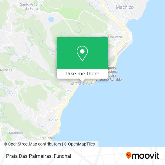 Praia Das Palmeiras mapa