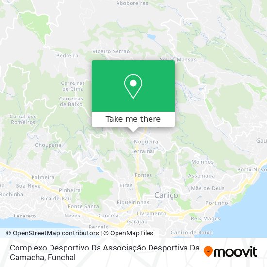 Complexo Desportivo Da Associação Desportiva Da Camacha mapa