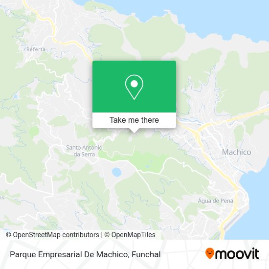 Parque Empresarial De Machico mapa