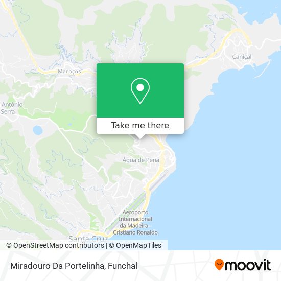 Miradouro Da Portelinha map