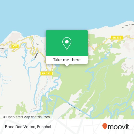 Boca Das Voltas map