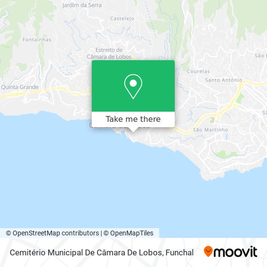 Cemitério Municipal De Câmara De Lobos map