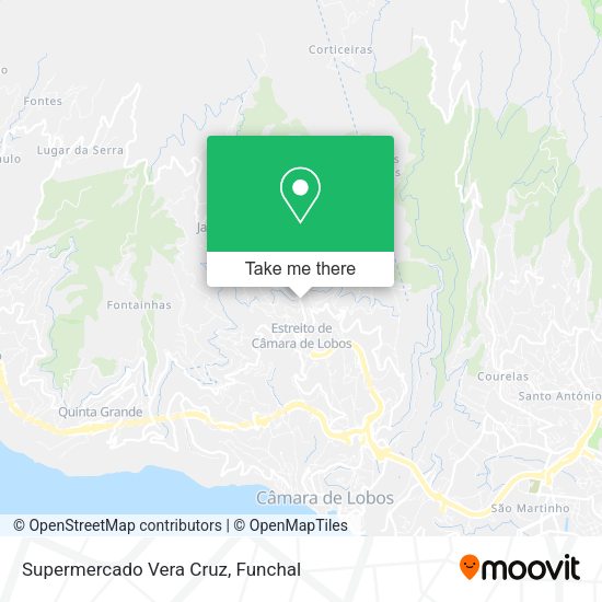 Supermercado Vera Cruz mapa
