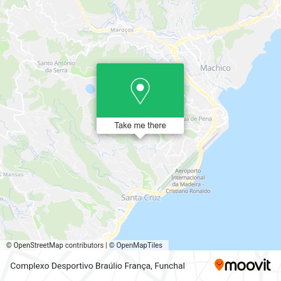 Complexo Desportivo Braúlio França mapa