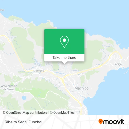 Ribeira Seca map