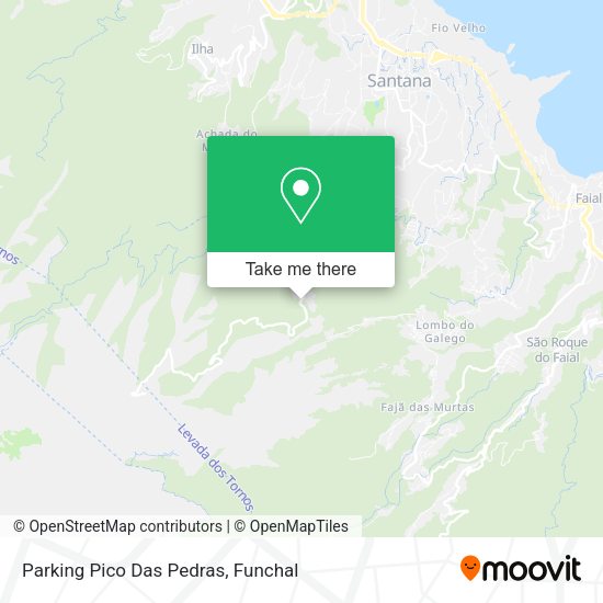 Parking Pico Das Pedras map