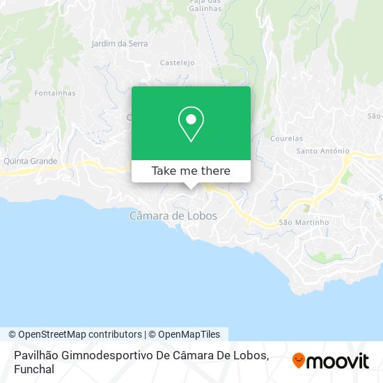 Pavilhão Gimnodesportivo De Câmara De Lobos map