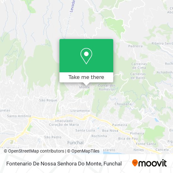 Fontenario De Nossa Senhora Do Monte map