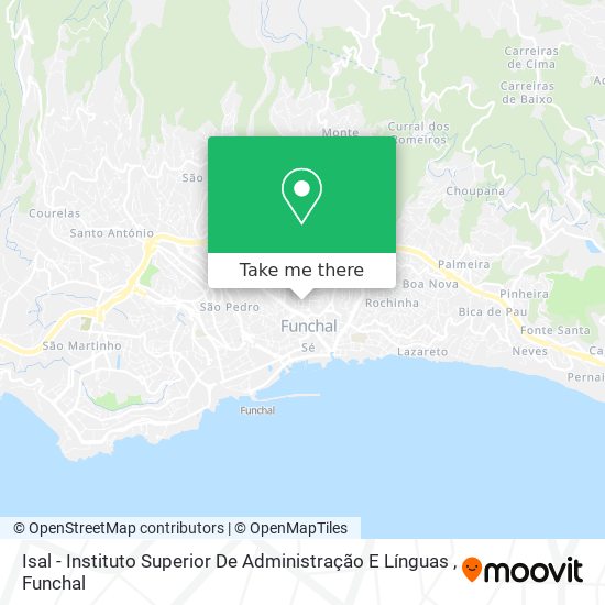 Isal - Instituto Superior De Administração E Línguas map
