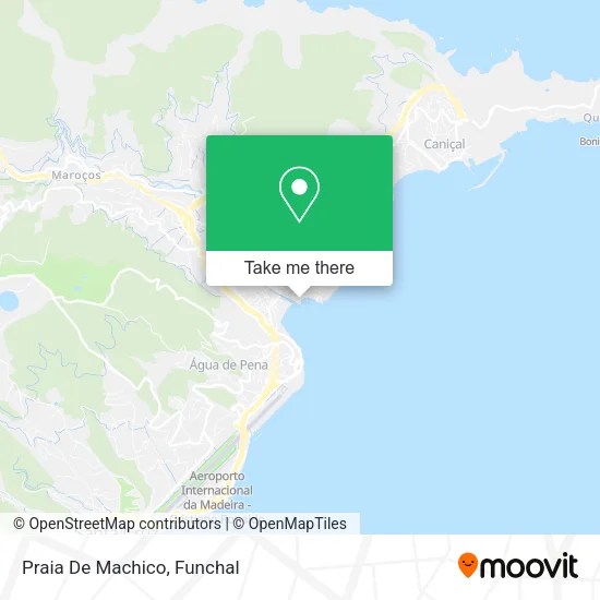 Praia De Machico map