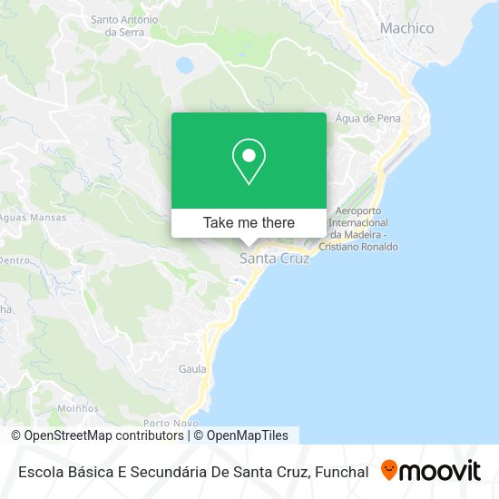 Escola Básica E Secundária De Santa Cruz mapa