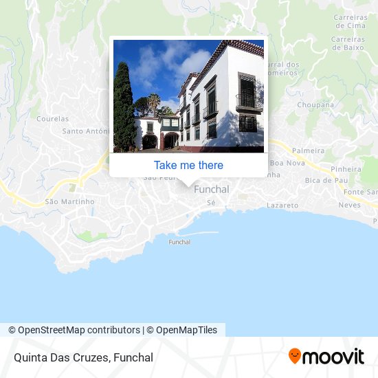 Quinta Das Cruzes map