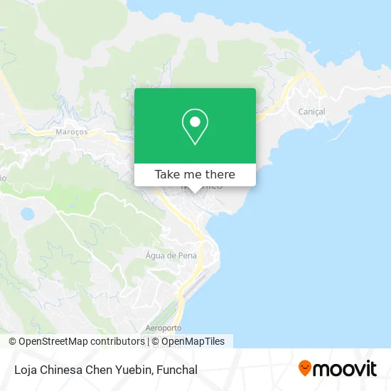 Loja Chinesa Chen Yuebin map