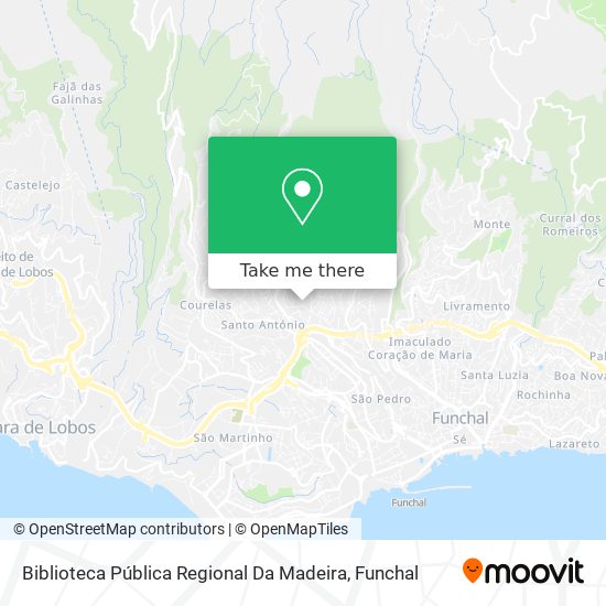 Biblioteca Pública Regional Da Madeira map