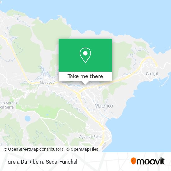 Igreja Da Ribeira Seca mapa