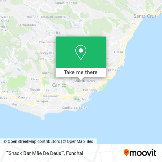 ""Snack Bar Mãe De Deus"" map