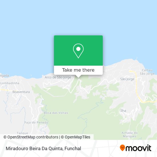 Miradouro Beira Da Quinta mapa