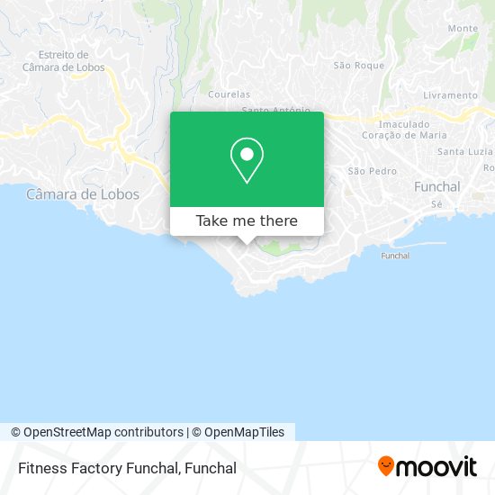 Fitness Factory Funchal map