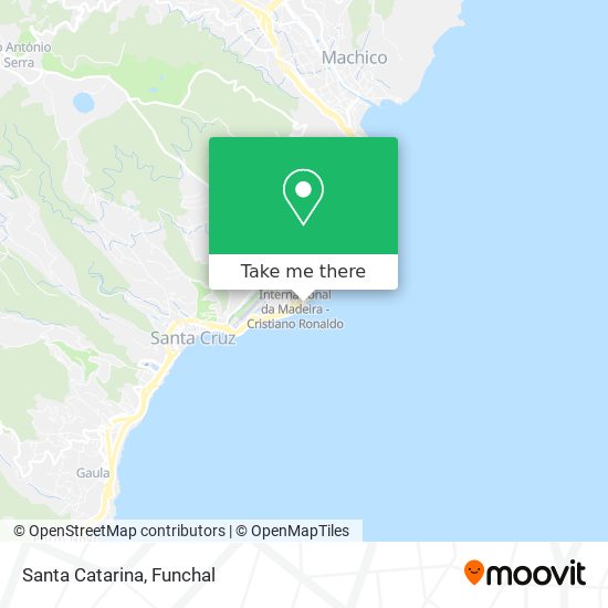 Santa Catarina map