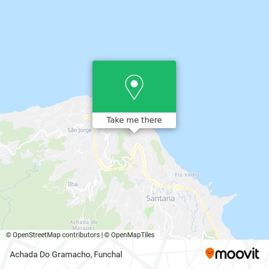 Achada Do Gramacho map