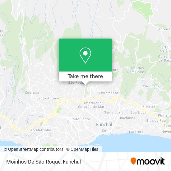 Moinhos De São Roque map