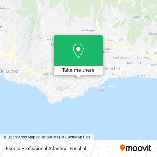 Escola Profissional Atlântico mapa