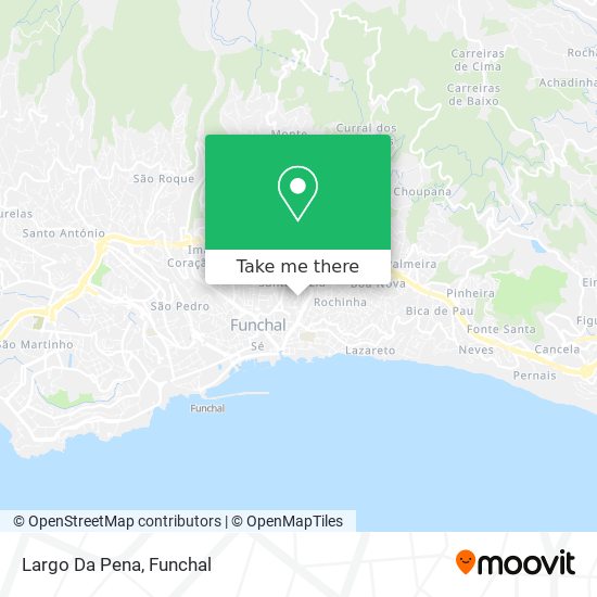 Largo Da Pena mapa