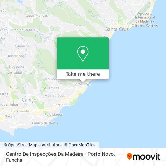 Centro De Inspecções Da Madeira - Porto Novo map