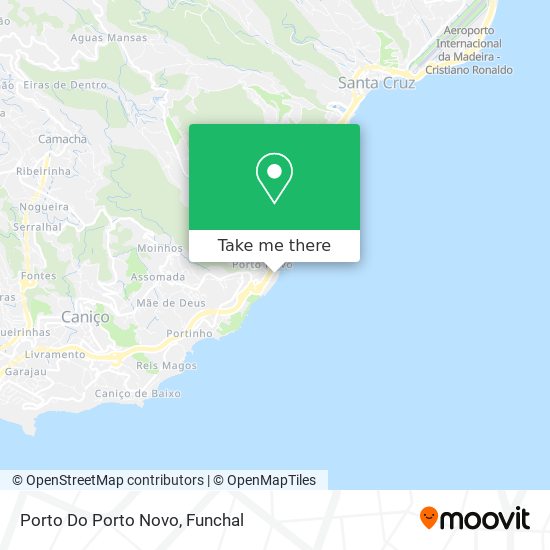 Porto Do Porto Novo mapa