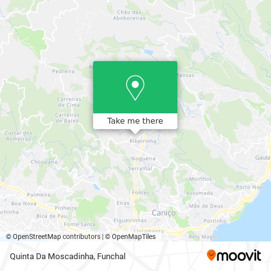 Quinta Da Moscadinha mapa