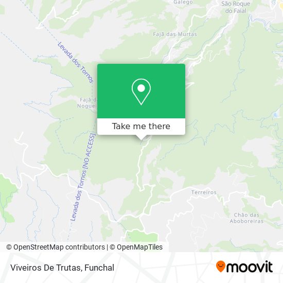 Viveiros De Trutas map