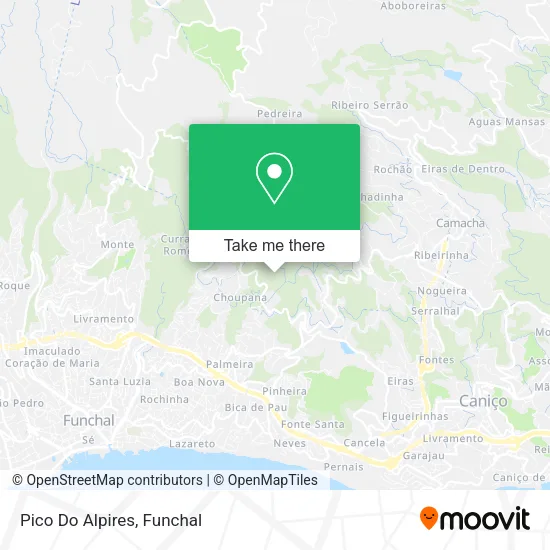 Pico Do Alpires map