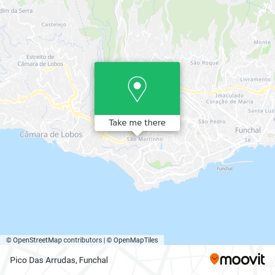 Pico Das Arrudas mapa