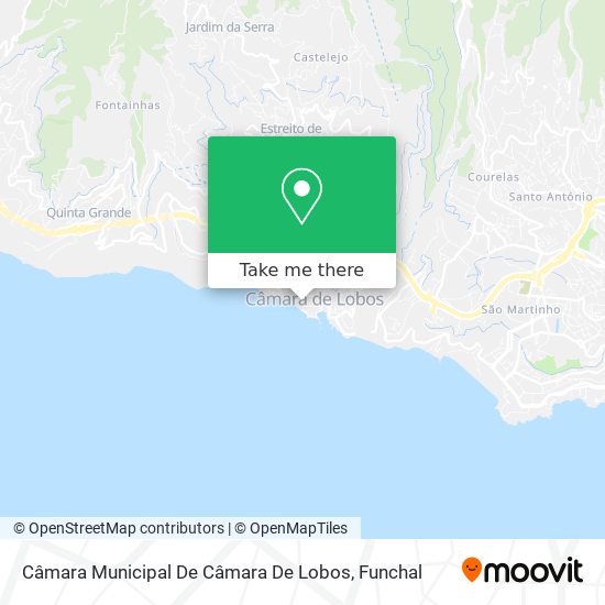 Câmara Municipal De Câmara De Lobos map