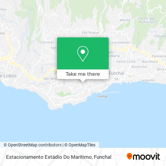 Estacionamento Estádio Do Marítimo mapa
