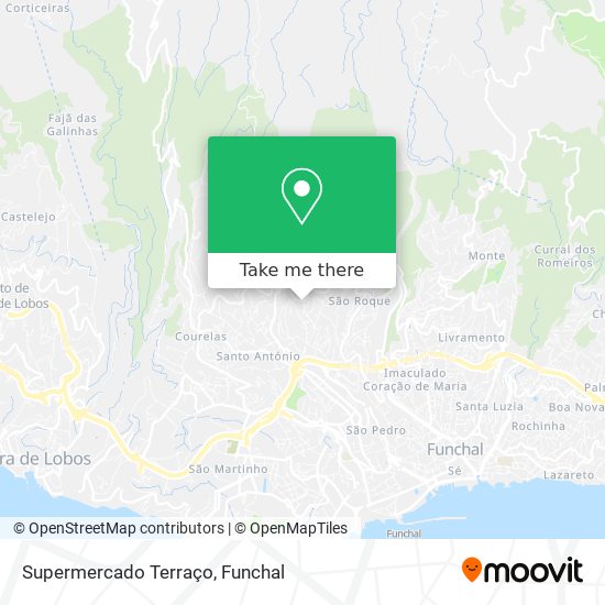 Supermercado Terraço mapa