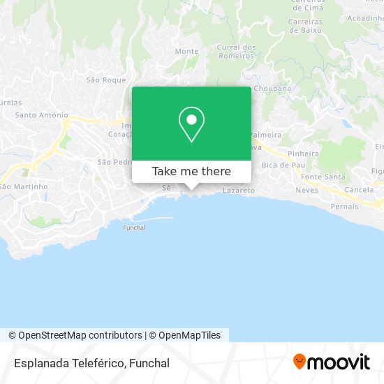 Esplanada Teleférico map