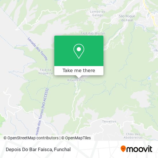 Depois Do Bar Faísca mapa