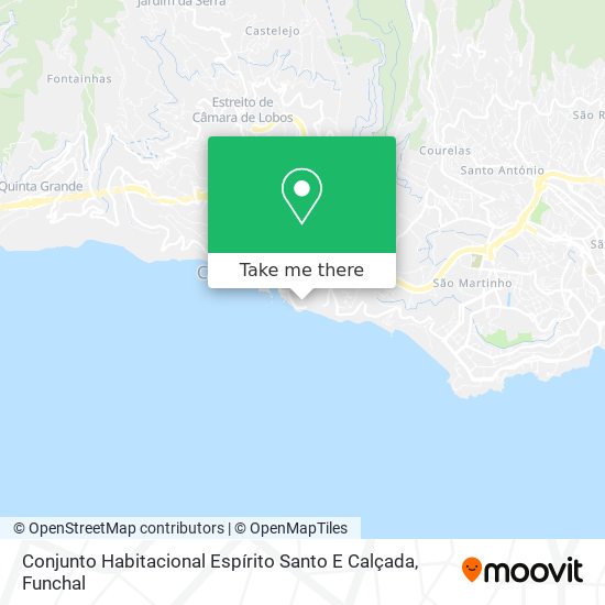 Conjunto Habitacional Espírito Santo E Calçada map