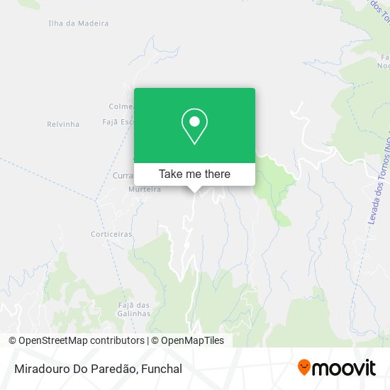 Miradouro Do Paredão mapa