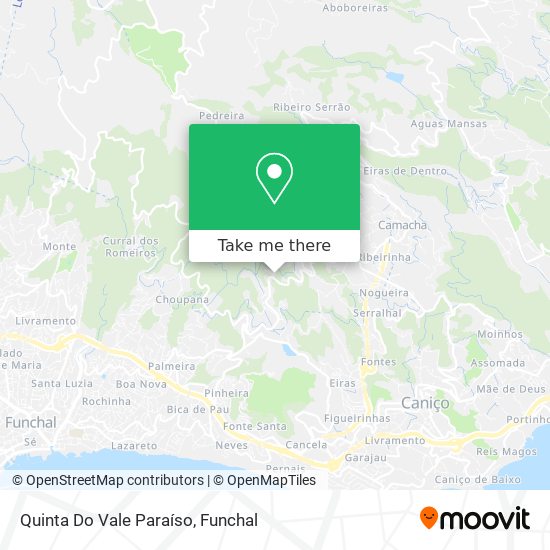 Quinta Do Vale Paraíso map