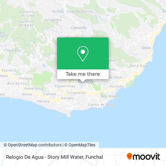 Relogio De Agua - Story Mill Water mapa