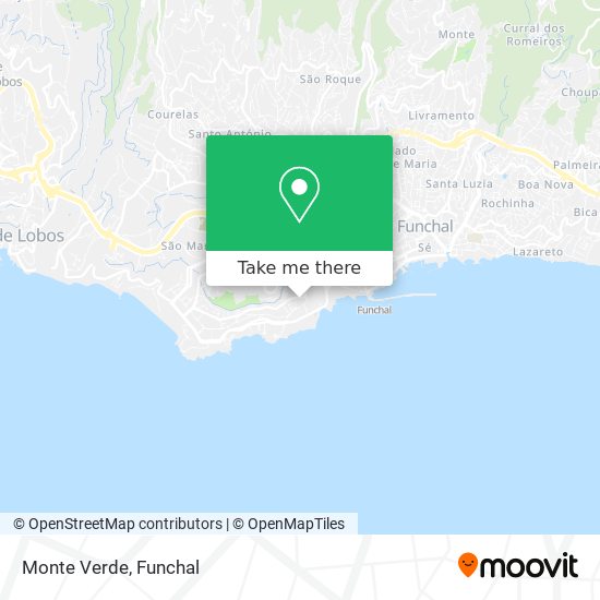 Monte Verde mapa