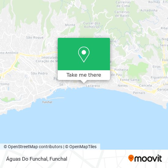 Águas Do Funchal map