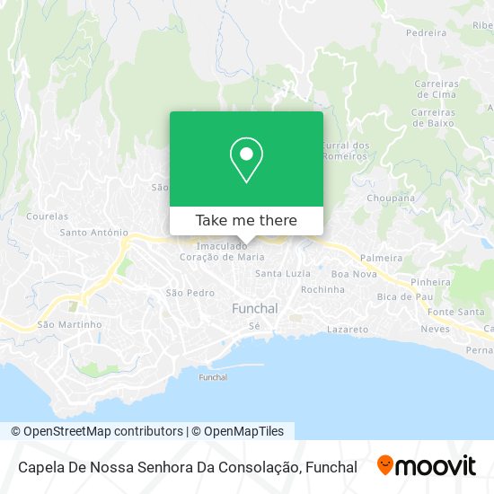 Capela De Nossa Senhora Da Consolação mapa