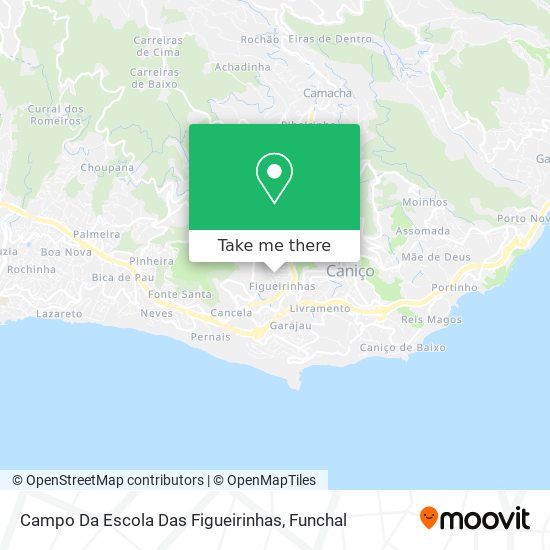 Campo Da Escola Das Figueirinhas mapa