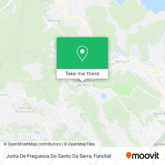 Junta De Freguesia Do Santo Da Serra map