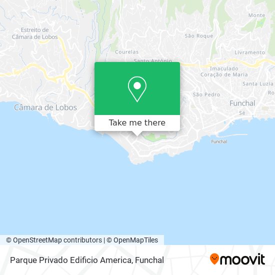 Parque Privado Edificio America mapa