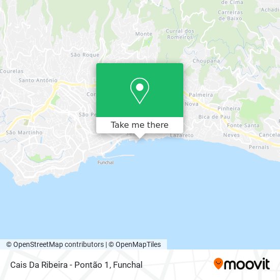 Cais Da Ribeira - Pontão 1 mapa